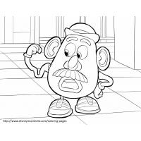 Mr potato head coloring pages