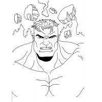 Hulk cartoon coloring pages