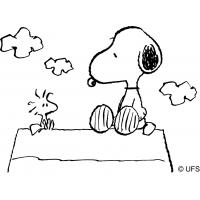 Snoopy coloring pages