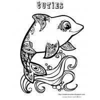 Cutie coloring pages