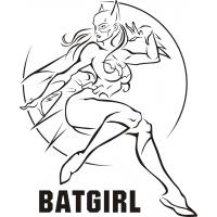 Batgirl coloring pages