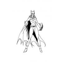 Batgirl coloring pages
