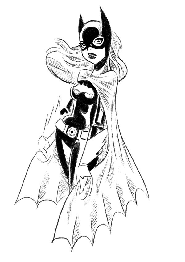 Download Batgirl coloring pages