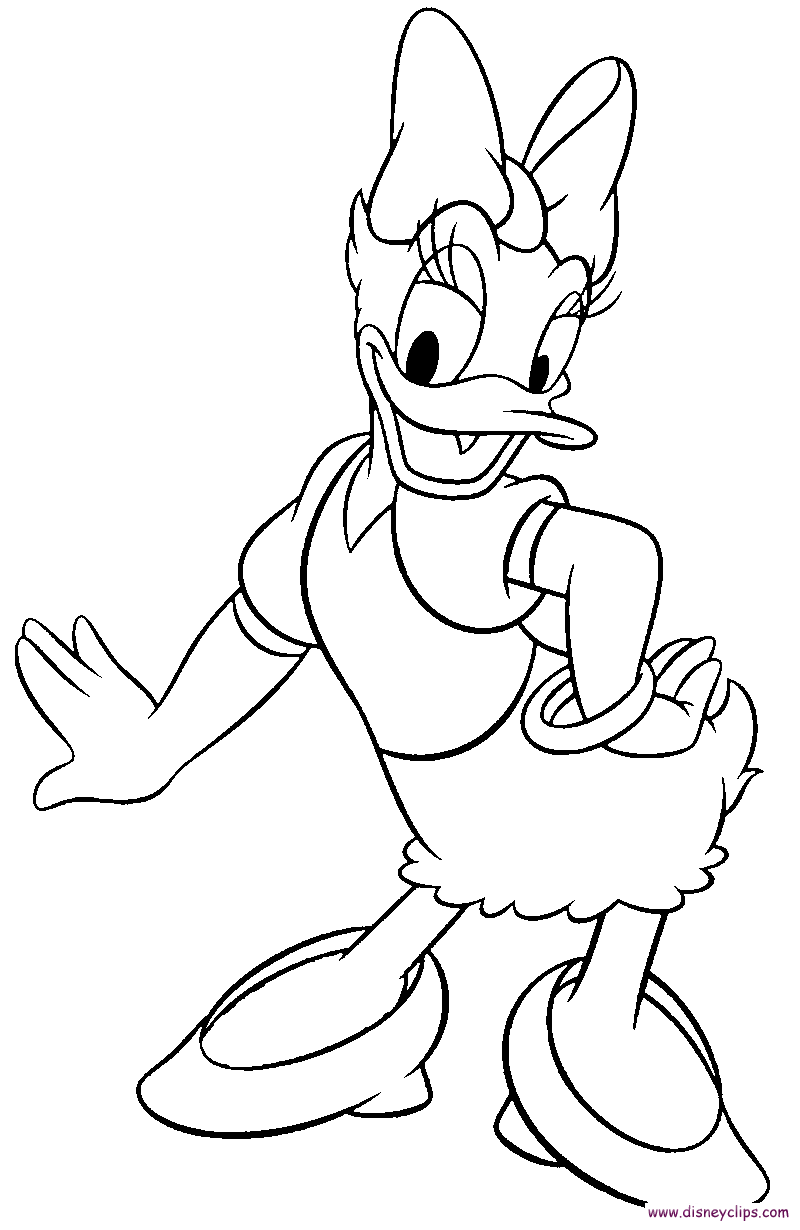 Download Daisy duck coloring pages