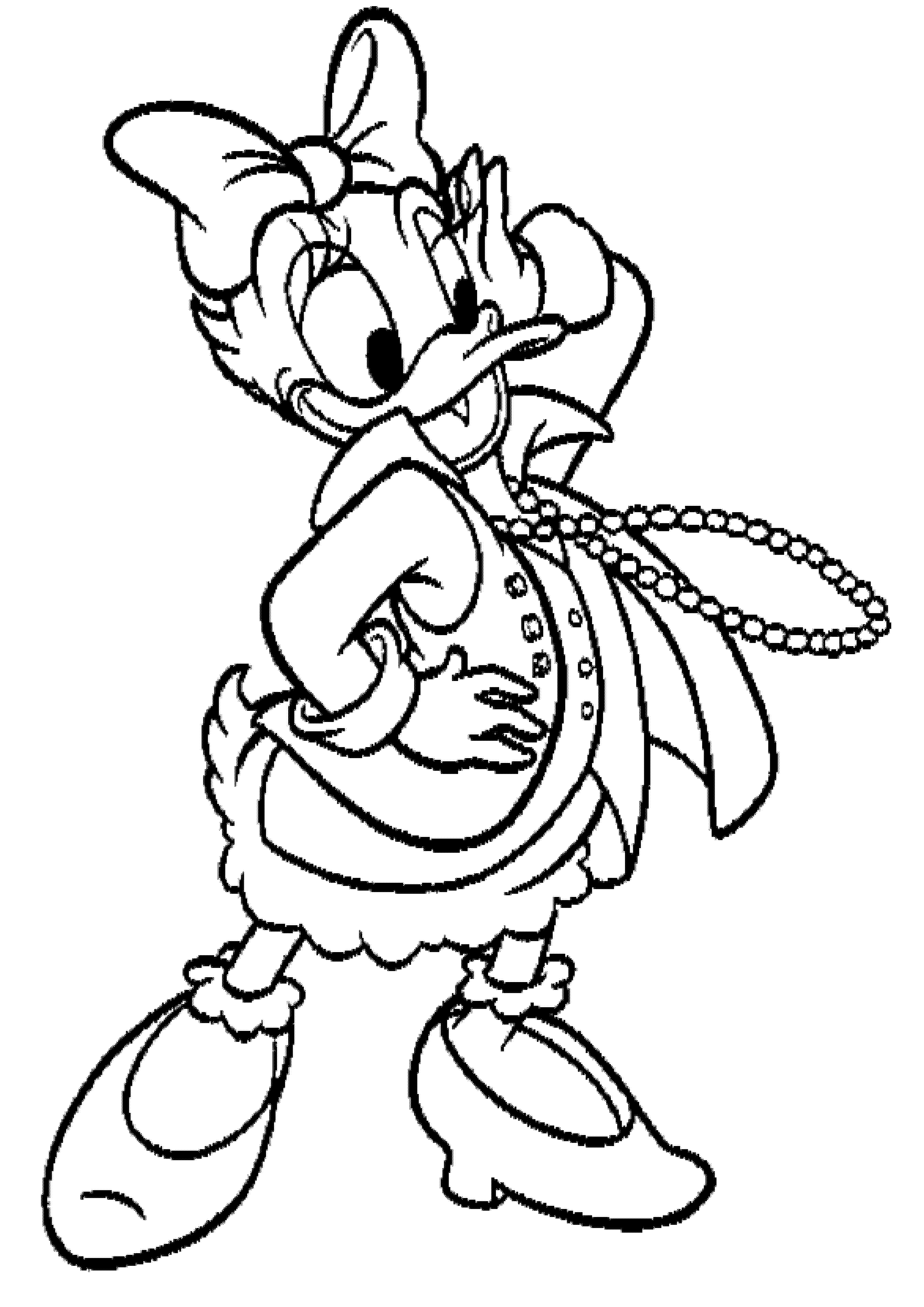 928 Cute Daisy Duck Coloring Pages Free with Printable