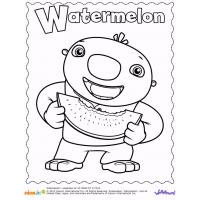Wallykazam coloring pages