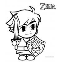 Zelda coloring pages