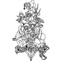 Kingdom hearts coloring pages