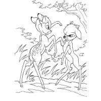 Bambi coloring pages