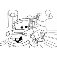 Mater coloring pages