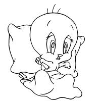 Cute tweety bird coloring pages