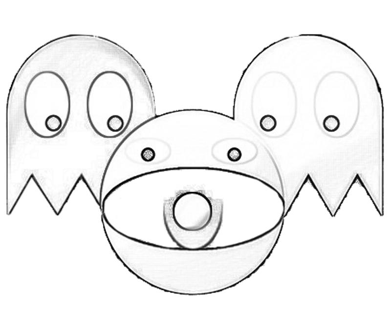 Free Pacman coloring pages to print for kids. 