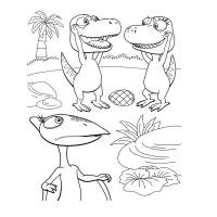 Dinosaur Train coloring pages