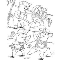 Three Little Pigs Coloring Pages