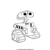 Wall e coloring pages