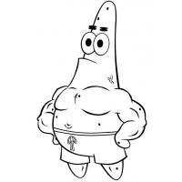 Patrick coloring pages