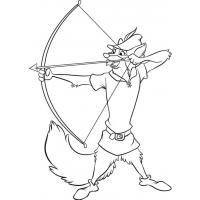 Robin hood coloring pages
