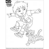Go diego go coloring pages