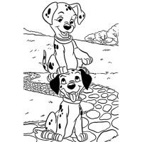 Dogs 101 coloring pages