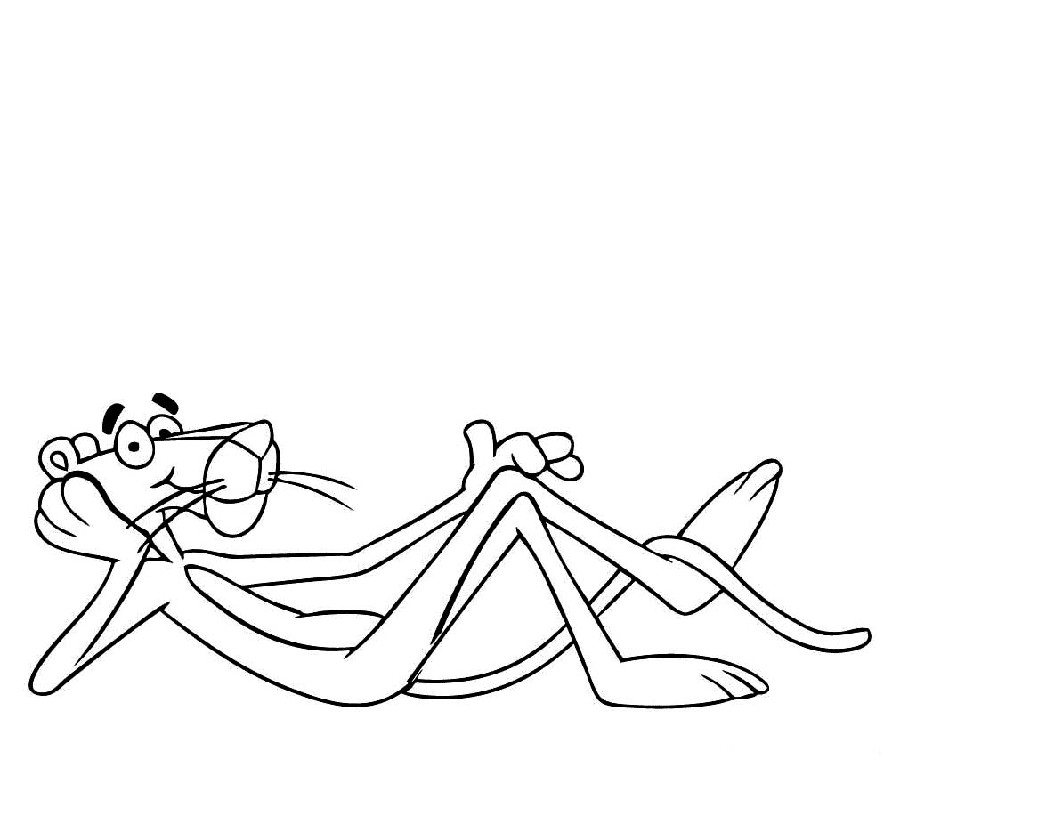 Download Pink panther cartoon coloring pages