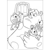 Monster inc coloring pages