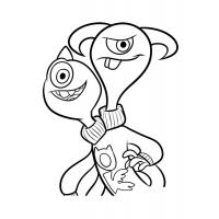Monster inc coloring pages