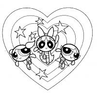 Powerpuff buttercup coloring pages