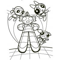 Powerpuff buttercup coloring pages