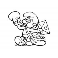 Smurf coloring pages
