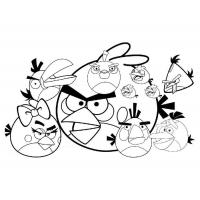 Angry coloring pages