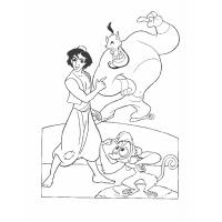 Aladdin coloring pages
