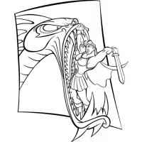 Hercules coloring pages