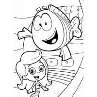 Molly bubble guppies coloring pages