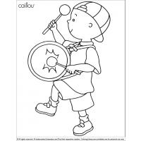 Caillou coloring pages