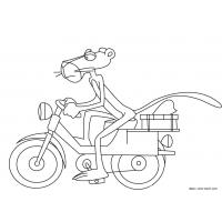 Pink panther coloring pages