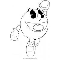 Pac man coloring pages