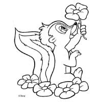 Bambi and friends coloring pages