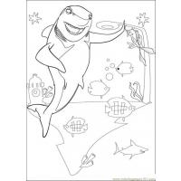 Shark tales coloring pages