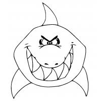Shark tales coloring pages