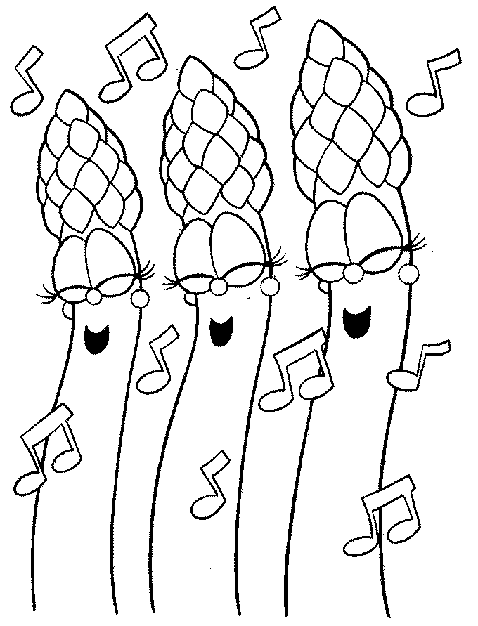 Larry boy coloring pages