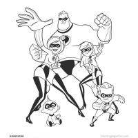 Incredibles 2 coloring pages