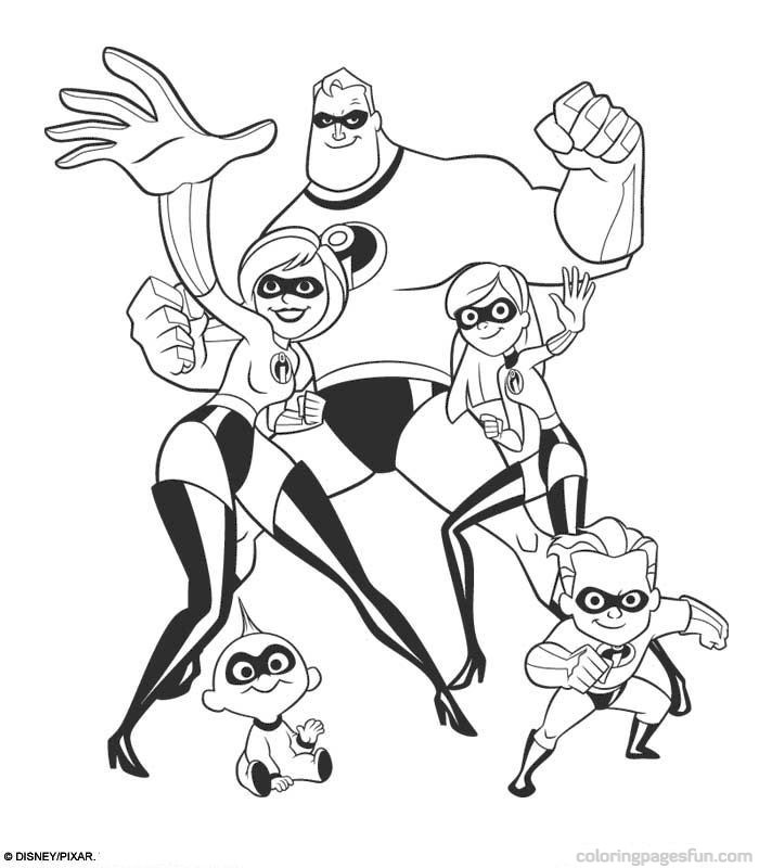 Download Incredibles 2 coloring pages