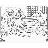 Club penguin coloring pages