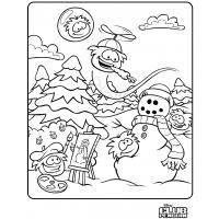 Club penguin coloring pages