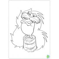 Lorax coloring pages