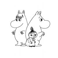 Moomin coloring pages