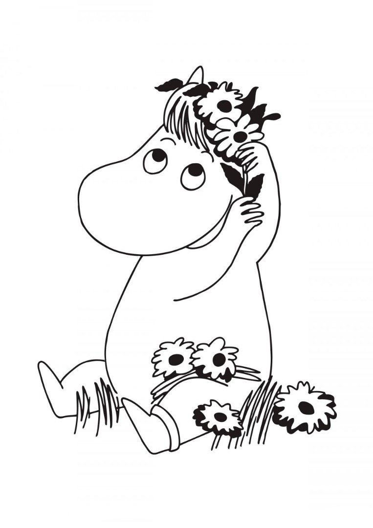 Moomin coloring pages