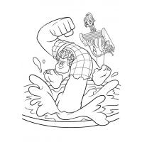 Wreck-It Ralph coloring pages