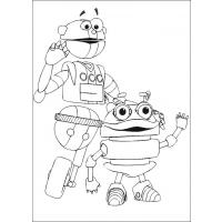 Adiboo coloring pages