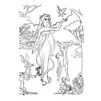Enchanted coloring pages